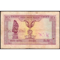 Indochine Française - Vietnam - Pick 107 - 10 piastres - Série U12 - 1953 - Etat : B+