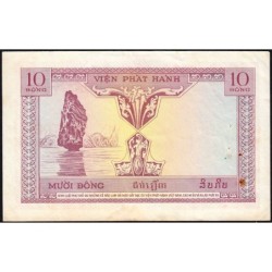 Indochine Française - Vietnam - Pick 107 - 10 piastres - Série R16 - 1953 - Etat : TTB