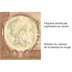Indochine Française - Pick 48fa - 1 piastre - Série E.233 - 1921 - Faux - Etat : SUP+