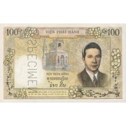 Indochine Française - Vietnam - Pick 108s - 100 piastres - Série O.0 - 1954 - Etat : SPL+