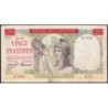 Indochine Française - Pick 81 - 20 piastres - Série N.1233 - 1949 - Etat : TB