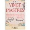 Indochine Française - Pick 81 - 20 piastres - Série P.425 - 1949 - Etat : SUP