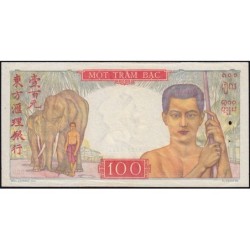 Indochine Française - Pick 82b - 100 piastres - Série F.1830 - 1949 - Etat : TTB+ à SUP