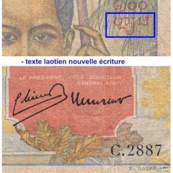 Indochine Française - Pick 82b - 100 piastres - Série C.2887 - 1949 - Etat : TB-