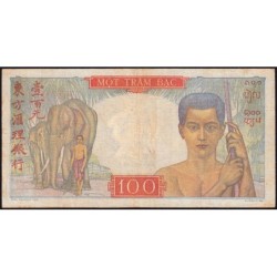 Indochine Française - Pick 82b - 100 piastres - Série U.3276 - 1949 - Etat : TTB-