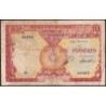 Indochine Française - Laos - Pick 102 - 10 piastres - Série P1 - 1953 - Etat : B+