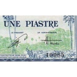 Indochine Française - Vietnam - Pick 105 - 1 piastre - Série L2 - 1954 - Etat : TTB+