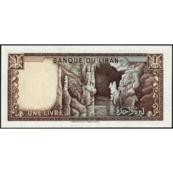 Liban - Pick 61c - 1 livre - Série ‭ي ٥١ - 01/03/1980 - Etat : NEUF