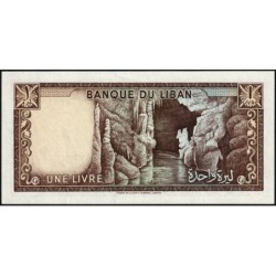 Liban - Pick 61c - 1 livre - Série ‭ك ١ - 01/03/1980 - Etat : SPL
