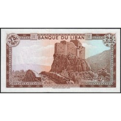 Liban - Pick 64c - 25 livres - Série ‭ط ٤٨ - 25/08/1983 - Etat : SPL