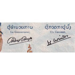 Laos - Pick 6a - 100 kip - Série D.8 - 1957 - Etat : TTB+
