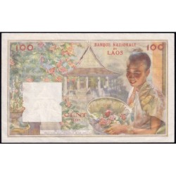 Laos - Pick 6a - 100 kip - Série M.11 - 1957 - Etat : TTB+