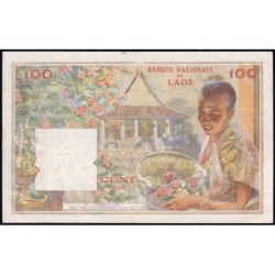 Laos - Pick 6a - 100 kip - Série M.11 - 1957 - Etat : SUP