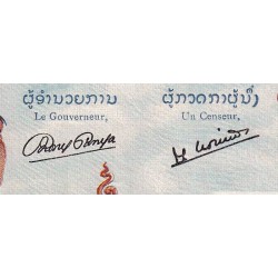 Laos - Pick 6a - 100 kip - Série M.11 - 1957 - Etat : SUP