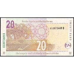 Afrique du Sud - Pick 129a - 20 rand - Série GS B - 2005 - Etat : pr.NEUF