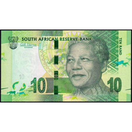 Afrique du Sud - Pick 133 - 10 rand - Série BM A - 2012 - Etat : NEUF