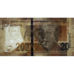 Afrique du Sud - Pick 134 - 20 rand - Série BH B - 2012 - Etat : NEUF
