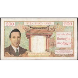 Indochine Française - Vietnam - Pick 109 - 200 piastres - Série N.392 - 1953 - Etat : TTB
