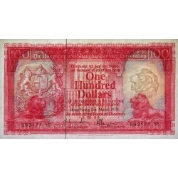 Hong Kong - HSBC - Pick 187b - 100 dollars - Série YE - 31/03/1979 - Etat : SPL+