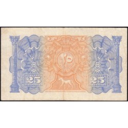 Liban - Pick 36 - 25 piastres - Série A/6 - 01/08/1942 - Etat : TTB