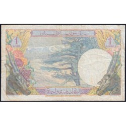 Liban - Pick 48a_1 - 1 livre libanaise - Série J.92 - 01/12/1945 - Etat : TB