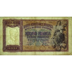 Albanie - Pick 8 - 100 franga  - Série D6 - 1939 - Etat : TB+