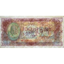 Albanie - Pick 17 - 100 franga - Série AH - 01/05/1945 - Etat : pr.NEUF