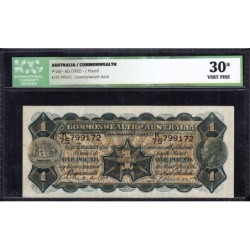 Australie - Pick 16d - 1 pound - Série K/75 - 1932 - Etat : TTB