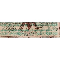 Albanie - Pick S 143b - 1/2 franc - Série B - 25/03/1917 - Etat : SUP