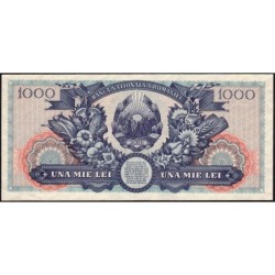 Roumanie - Pick 85a - 1'000 lei - Série U.2398 - 18/06/1948 - Etat : SPL+