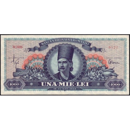 Roumanie - Pick 85a - 1'000 lei - Série M.3496 - 18/06/1948 - Etat : pr.NEUF