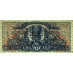Roumanie - Pick 85a - 1'000 lei - Série O.3639 - 18/06/1948 - Etat : SPL