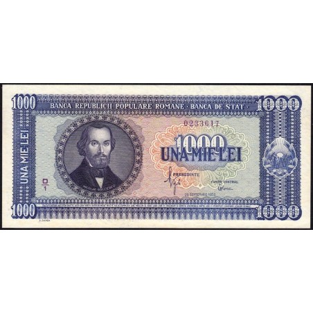 Roumanie - Pick 87 - 1'000 lei - Série D/1 - 20/09/1950 - Etat : NEUF