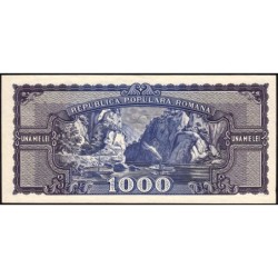 Roumanie - Pick 87 - 1'000 lei - Série D/1 - 20/09/1950 - Etat : pr.NEUF