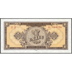 Roumanie - Pick 81a - 1 leu - Série U 2 - 1952 - Etat : NEUF