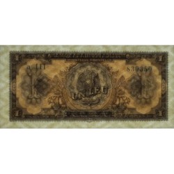 Roumanie - Pick 81b - 1 leu - Série a 111 - 1952 - Etat : SPL+