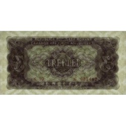 Roumanie - Pick 82a - 3 lei - Série K 10 - 1952 - Etat : NEUF