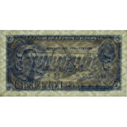 Roumanie - Pick 83b - 5 lei - Série r 56 - 1952 - Etat : NEUF