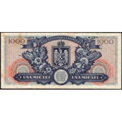 Roumanie - Pick 64a - 1'000 lei - Série M.0270 - 25/06/1947 - Etat : TB+