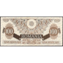 Roumanie - Pick 65a - 100 lei - Série Y.4 - 27/08/1947 - Etat : pr.NEUF