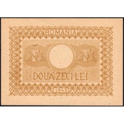 Roumanie - Pick 76 - 20 lei - 1945 - Etat : NEUF