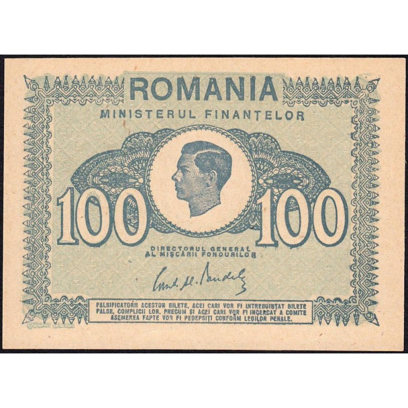 Roumanie - Pick 78_2 - 100 lei - 1945 - Etat : NEUF