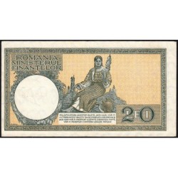 Roumanie - Pick 80_1 - 20 lei - Série A/10 - 30/01/1950 - Etat : TTB