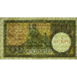 Roumanie - Pick 80_1 - 20 lei - Série A/10 - 30/01/1950 - Etat : TTB