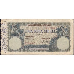 Roumanie - Pick 58a_2 - 100'000 lei - Série G/1 - 01/04/1946 - Etat : TB