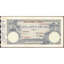 Roumanie - Pick 58a_4 - 100'000 lei - Série R/2 - 21/10/1946 - Etat : TTB