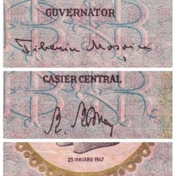 Roumanie - Pick 59a - 100'000 lei - Série W.0216 - 25/01/1947 - Etat : TB+ à TTB