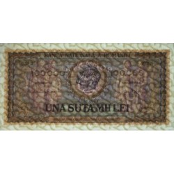 Roumanie - Pick 59a - 100'000 lei - Série Z.0240 - 25/01/1947 - Etat : pr.NEUF