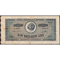 Roumanie - Pick 60a - 1'000'000 lei - Série D.1045 - 16/04/1947 - Etat : TB