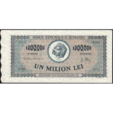Roumanie - Pick 60a - 1'000'000 lei - Série D.1424 - 16/04/1947 - Etat : SPL